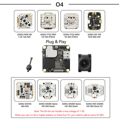 Flywoo GOKU F722 Pro Mini V2 45A 32Bit 128K 20X20 Stack